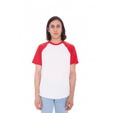 T-shirt Poly-Cotton Baseball - American Apparel  